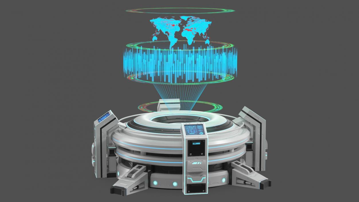 3D Neo Holo Interface model