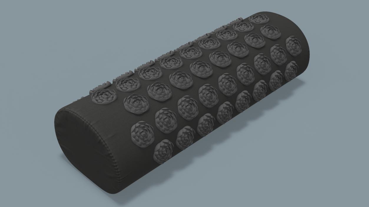 Acupressure Pillow Black 3D model