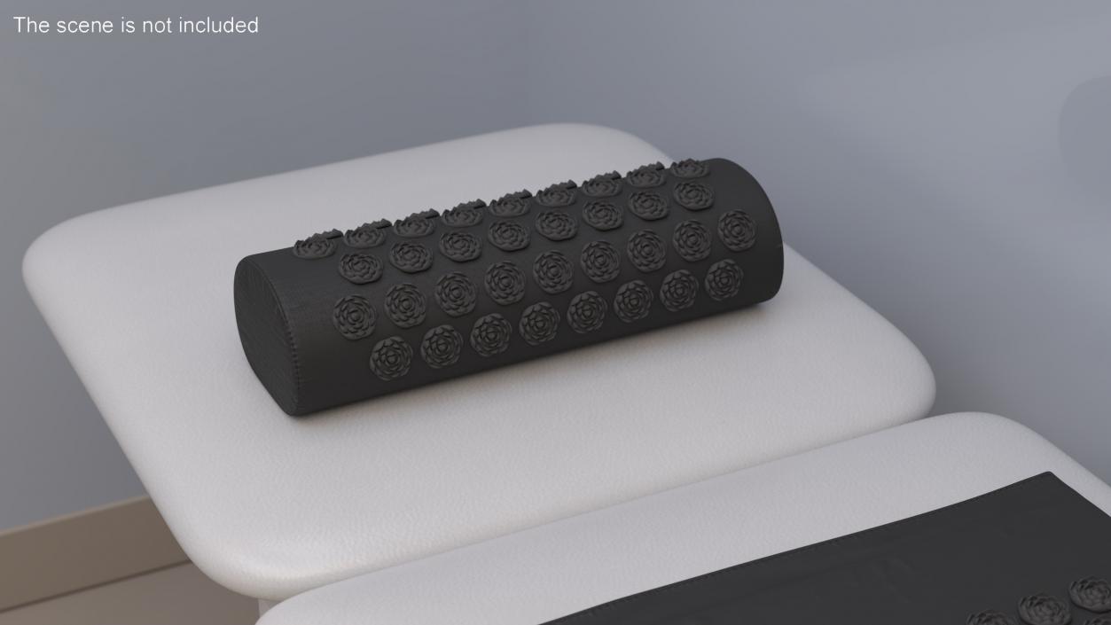 Acupressure Pillow Black 3D model