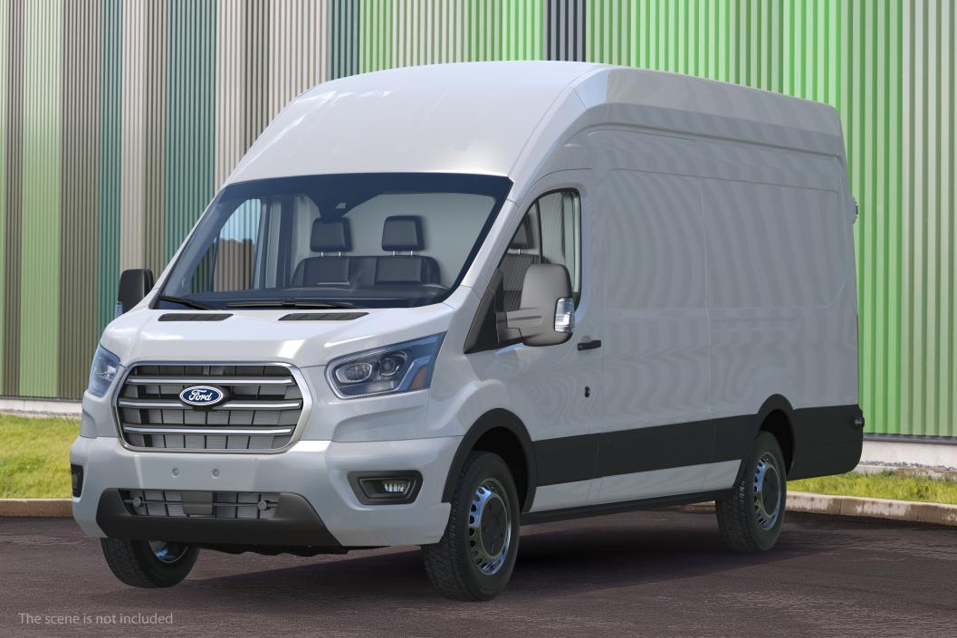 Ford Transit Cargo 2020 Simple Interior 3D model