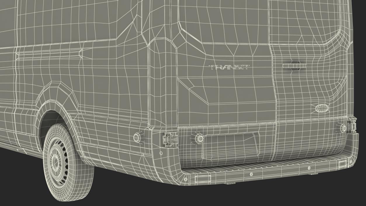 Ford Transit Cargo 2020 Simple Interior 3D model