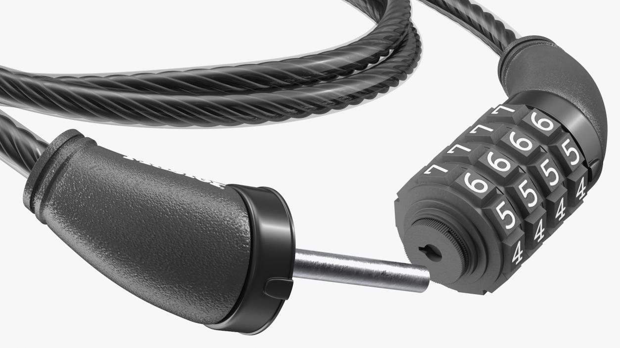 Master Lock Combination Cable Bike Lock 3D model