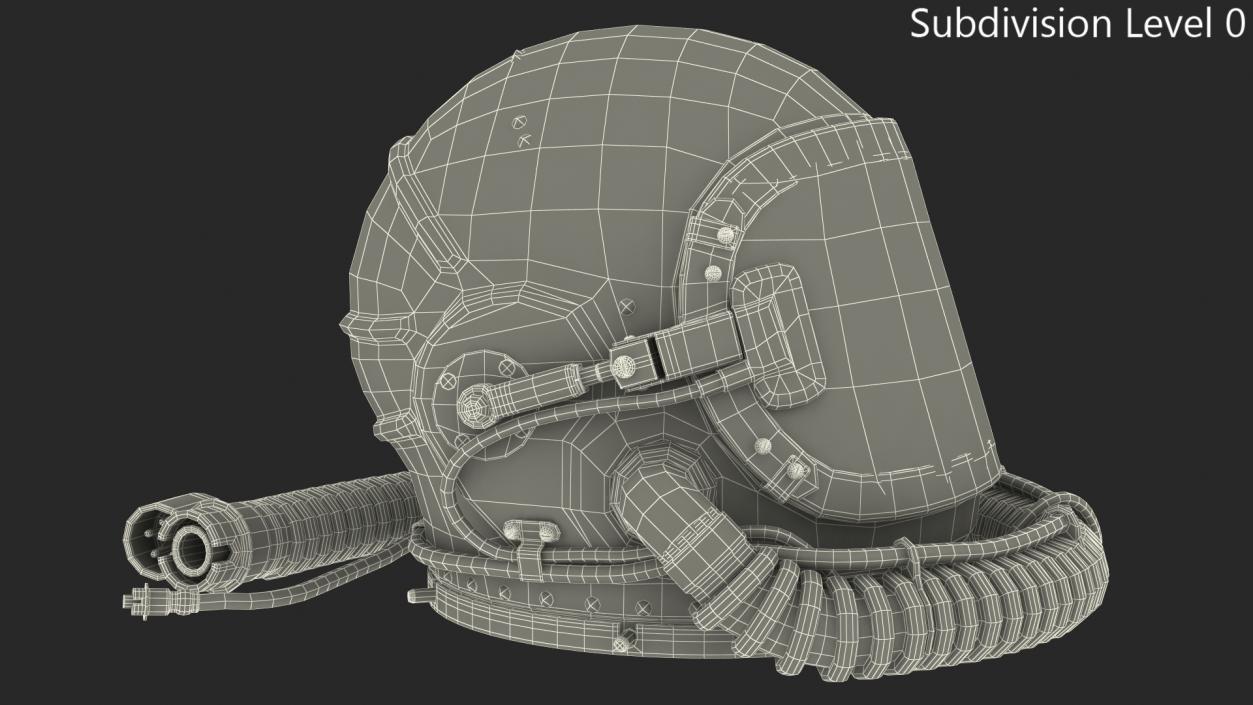 High Altitude Flying Helmet GSH6 3D