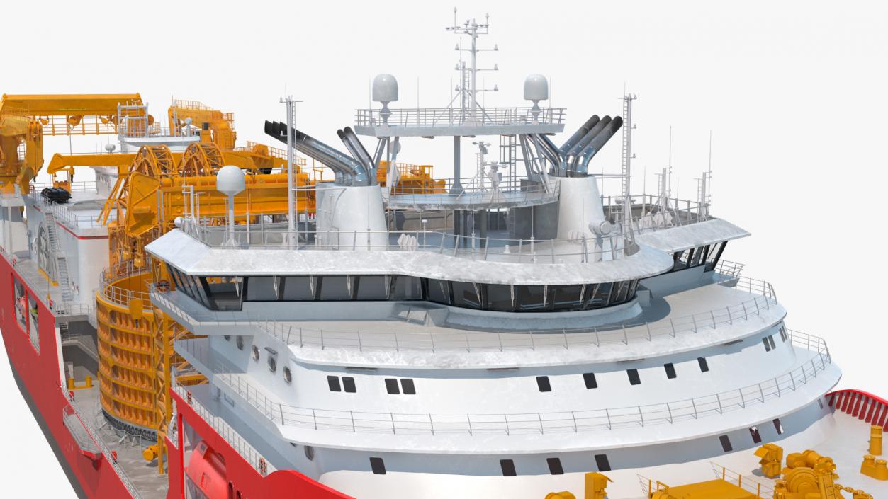 Cable Laying Vessel 3D model