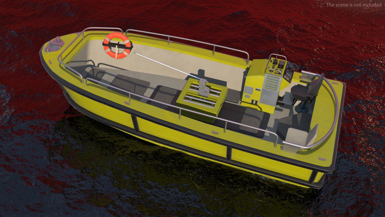 Cable Laying Vessel 3D model