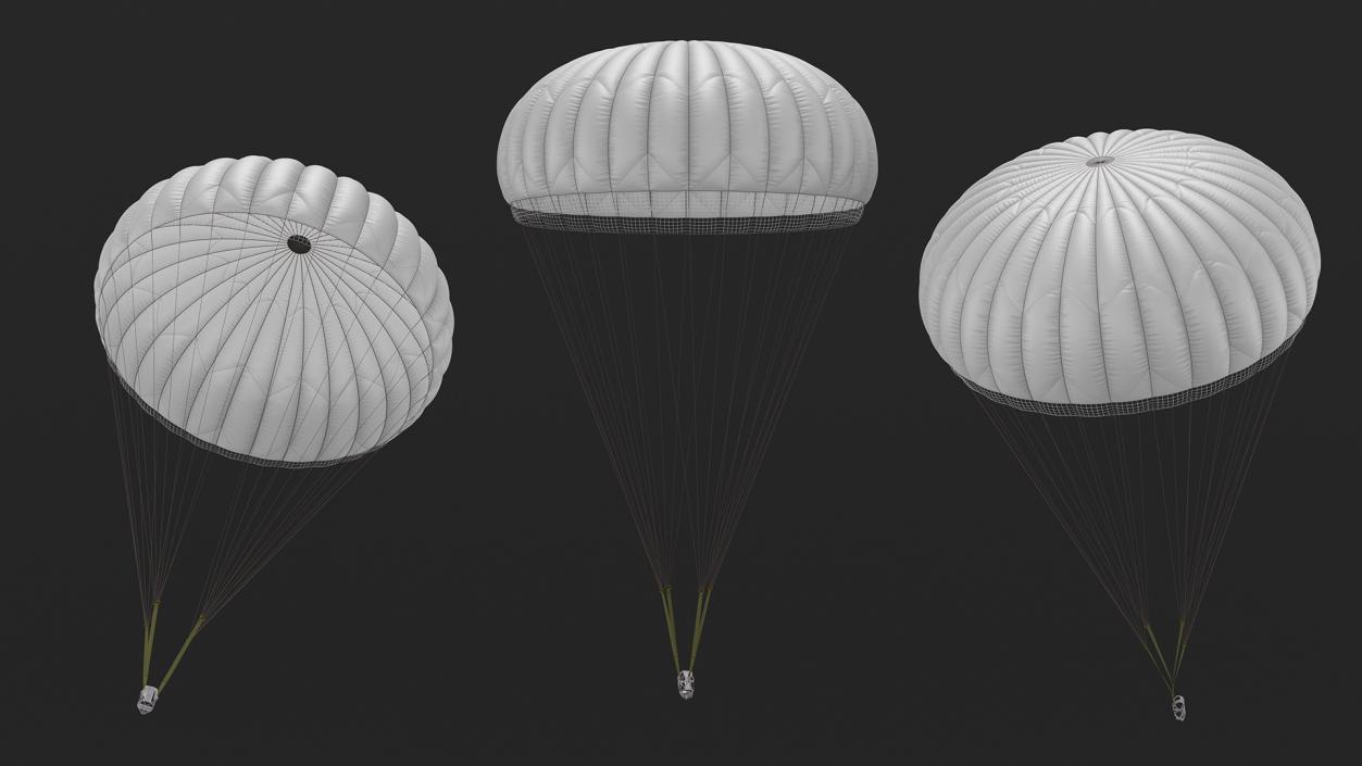 3D Parachute Attachment for Paratrooper