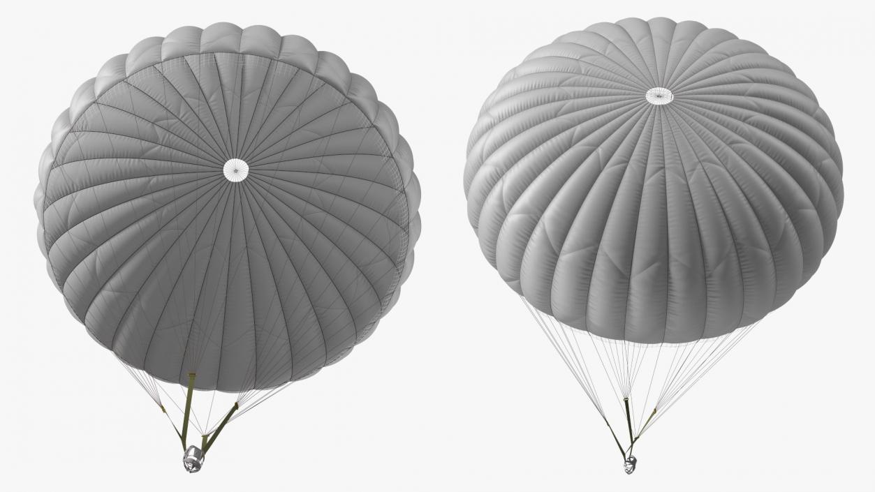 3D Parachute Attachment for Paratrooper