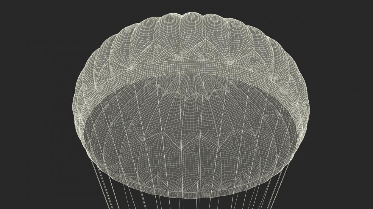 3D Parachute Attachment for Paratrooper