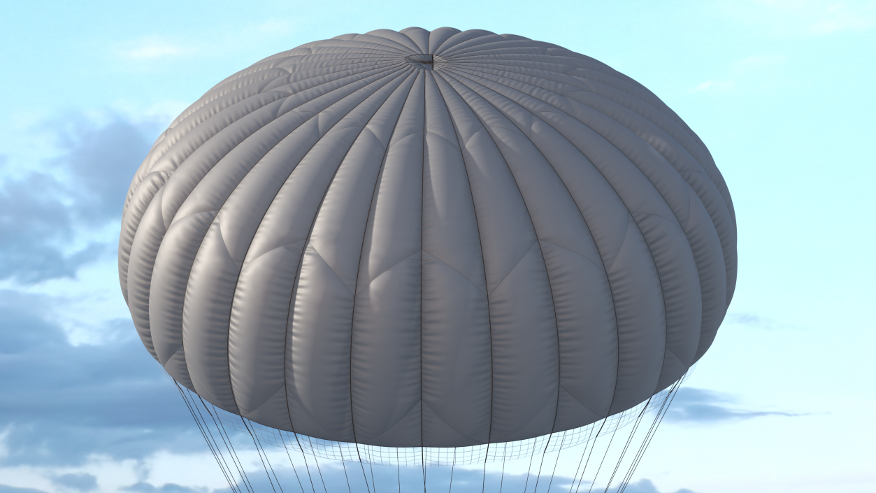 3D Parachute Attachment for Paratrooper