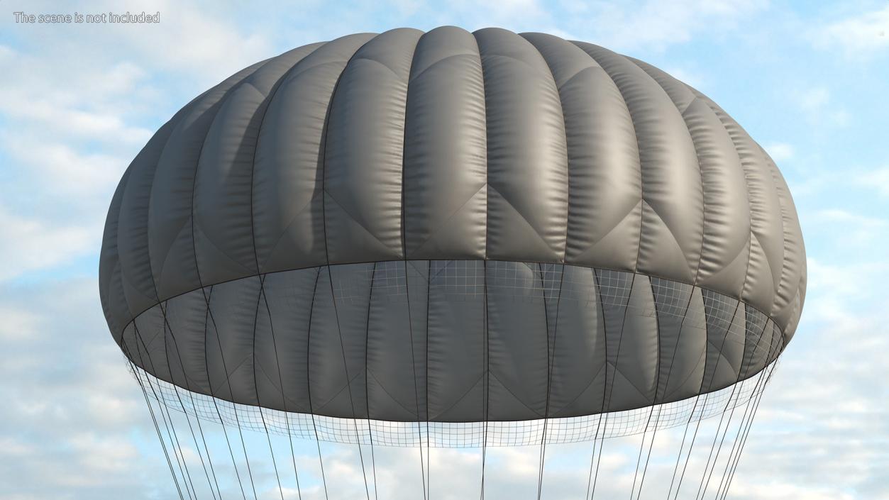 3D Parachute Attachment for Paratrooper