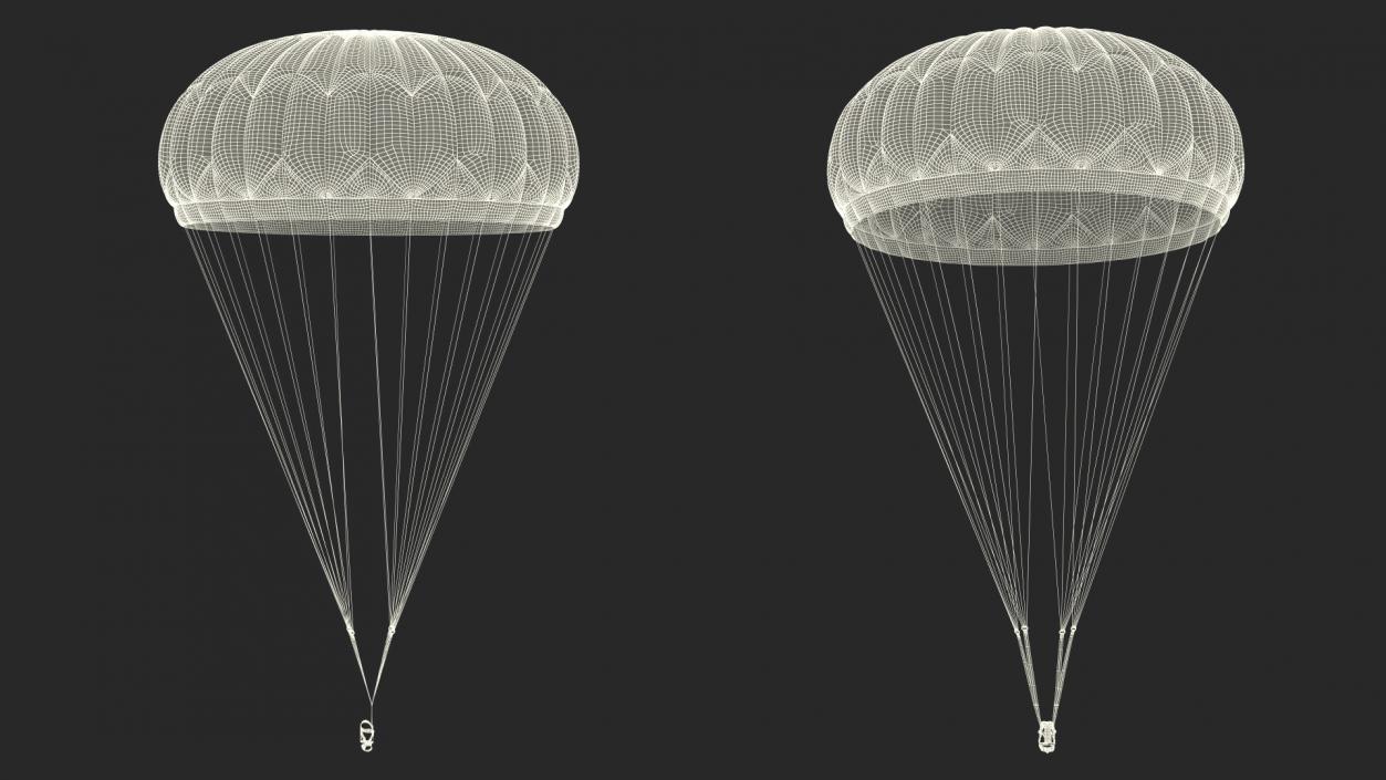 3D Parachute Attachment for Paratrooper