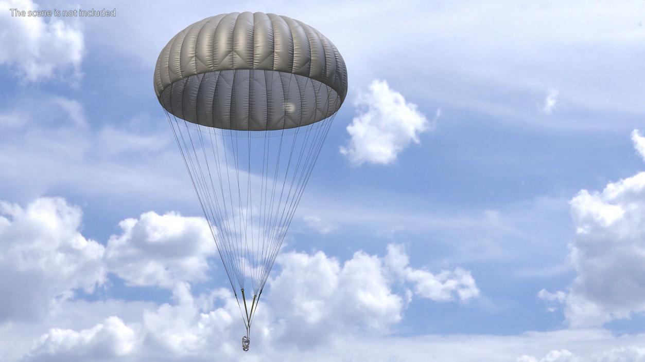 3D Parachute Attachment for Paratrooper