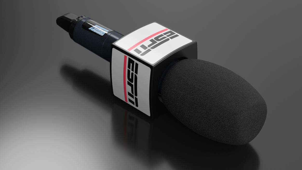 3D ESPN Wireless Reporting Microphone Square