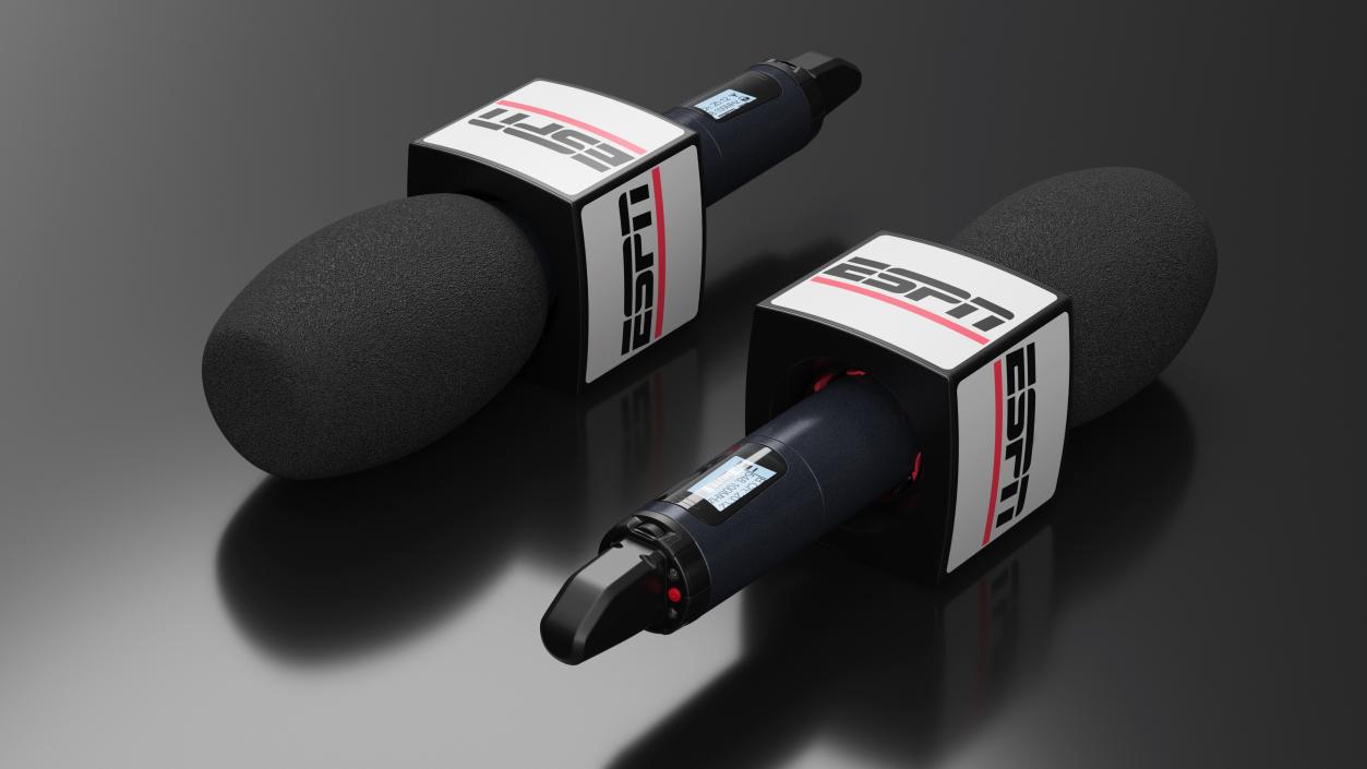 3D ESPN Wireless Reporting Microphone Square