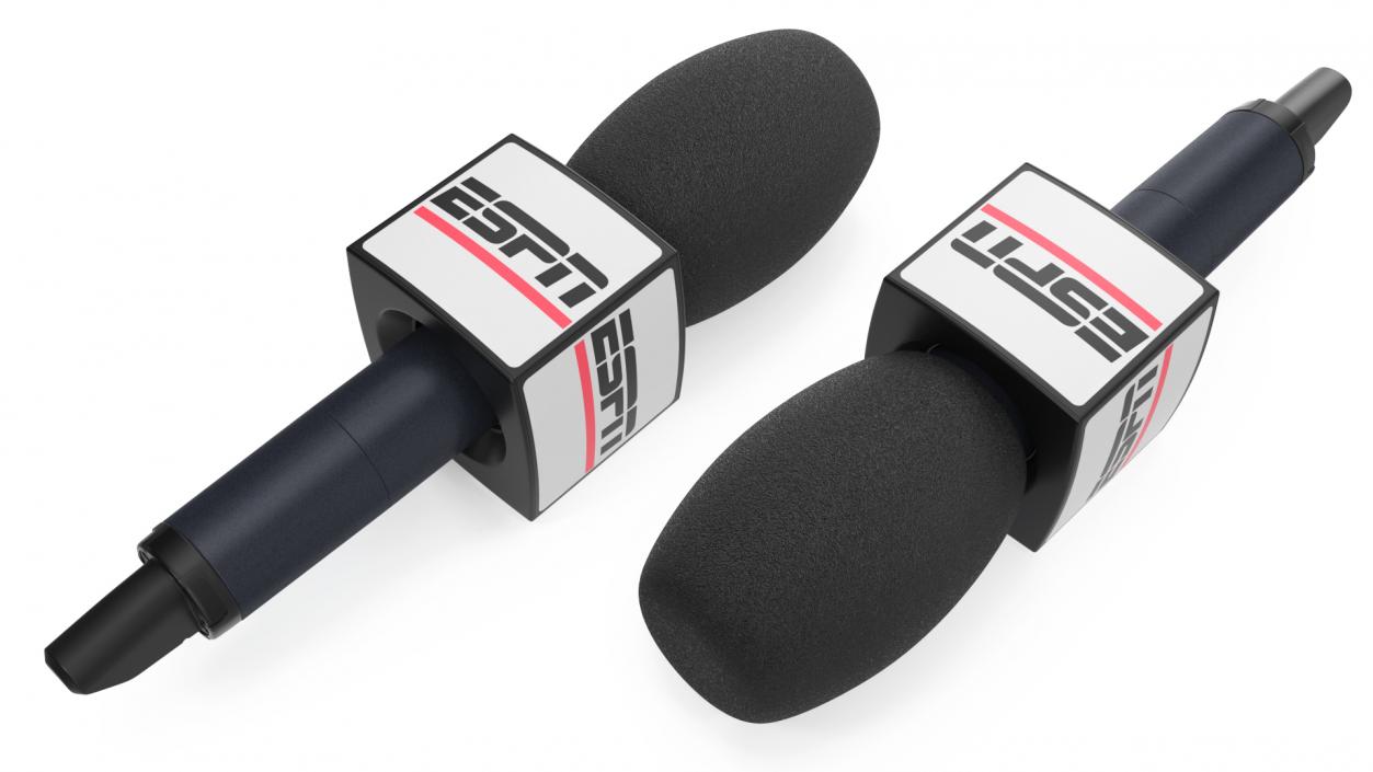 3D ESPN Wireless Reporting Microphone Square