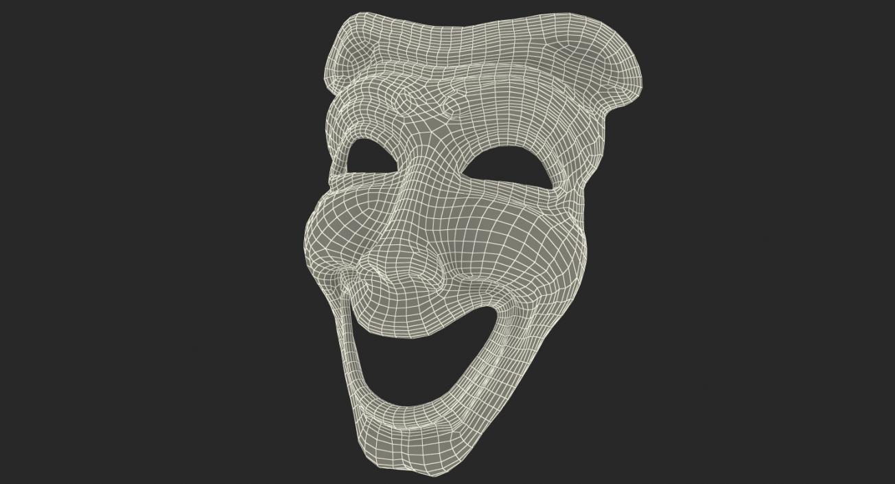 Theater Masks Collection 3D model