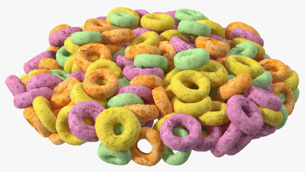 3D Bowl of Breakfast Cereals Collection 2 model