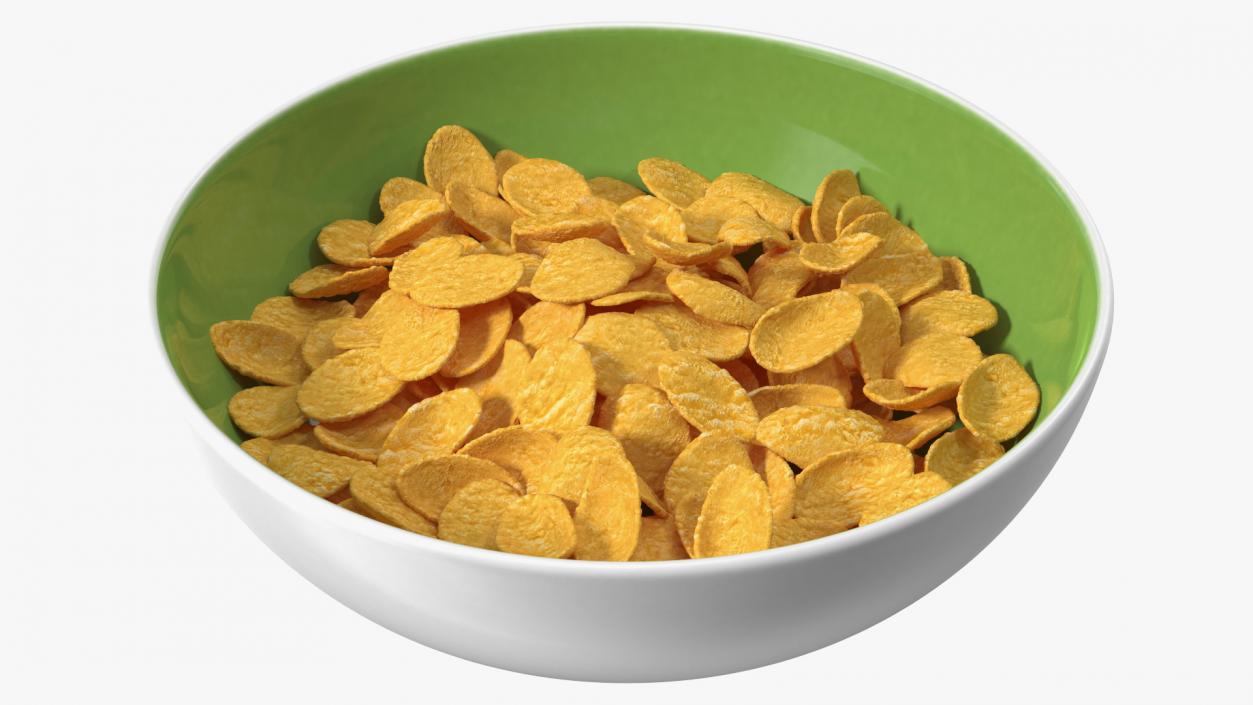 3D Bowl of Breakfast Cereals Collection 2 model