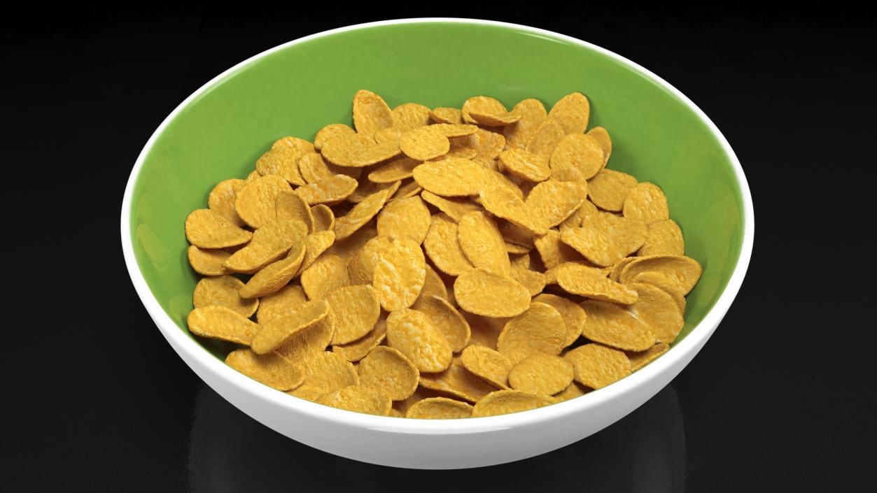 3D Bowl of Breakfast Cereals Collection 2 model