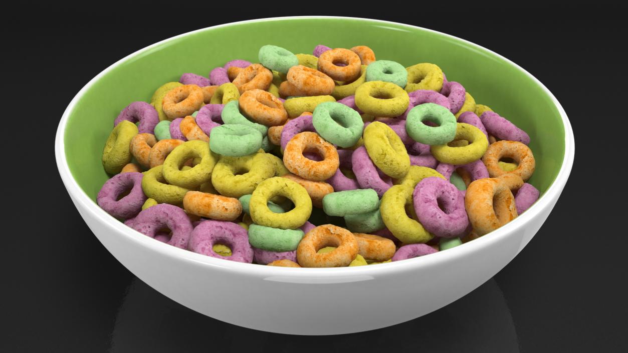 3D Bowl of Breakfast Cereals Collection 2 model