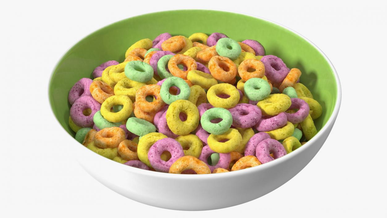 3D Bowl of Breakfast Cereals Collection 2 model