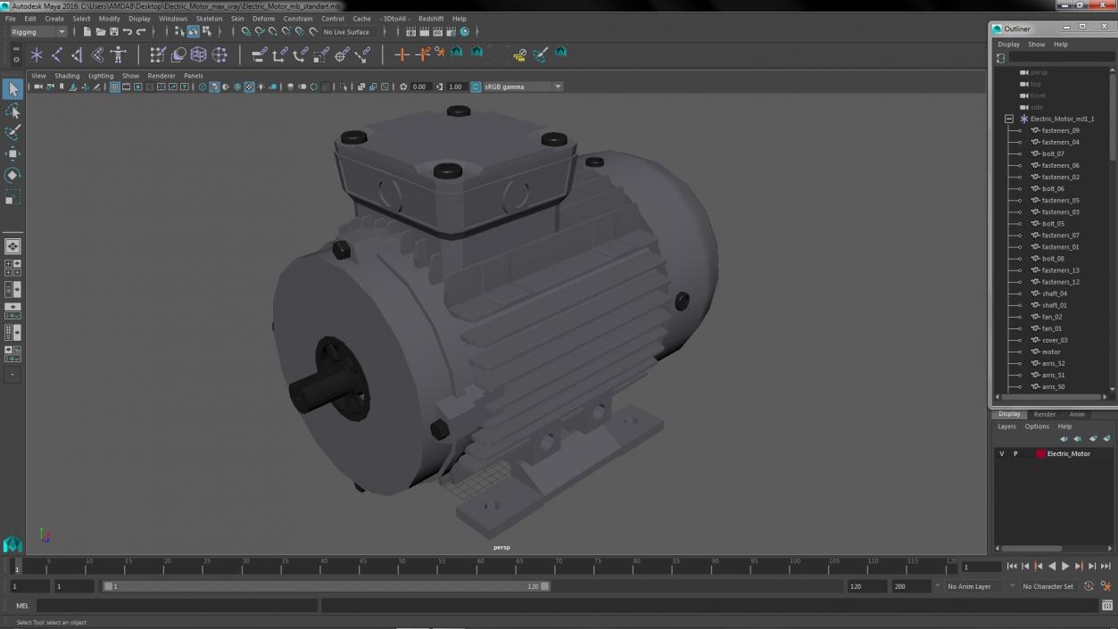 Electric Motor(1) 3D