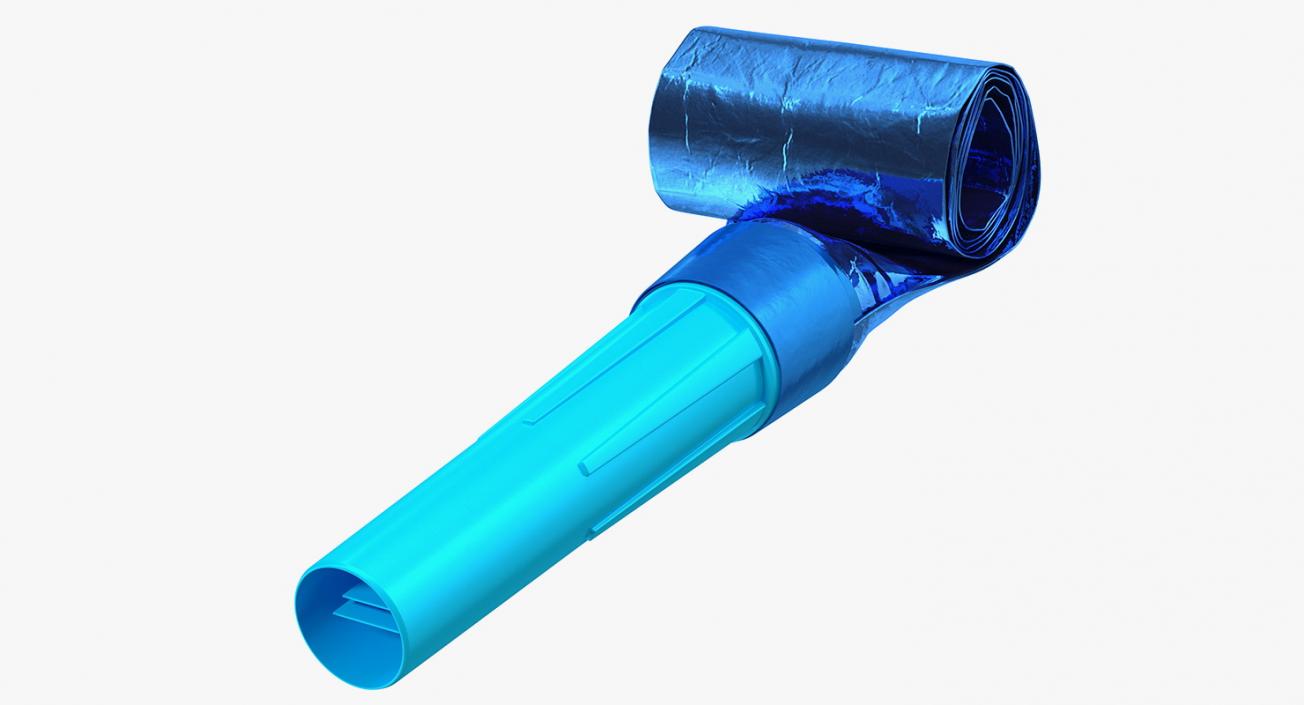 3D Blue Air Whistle