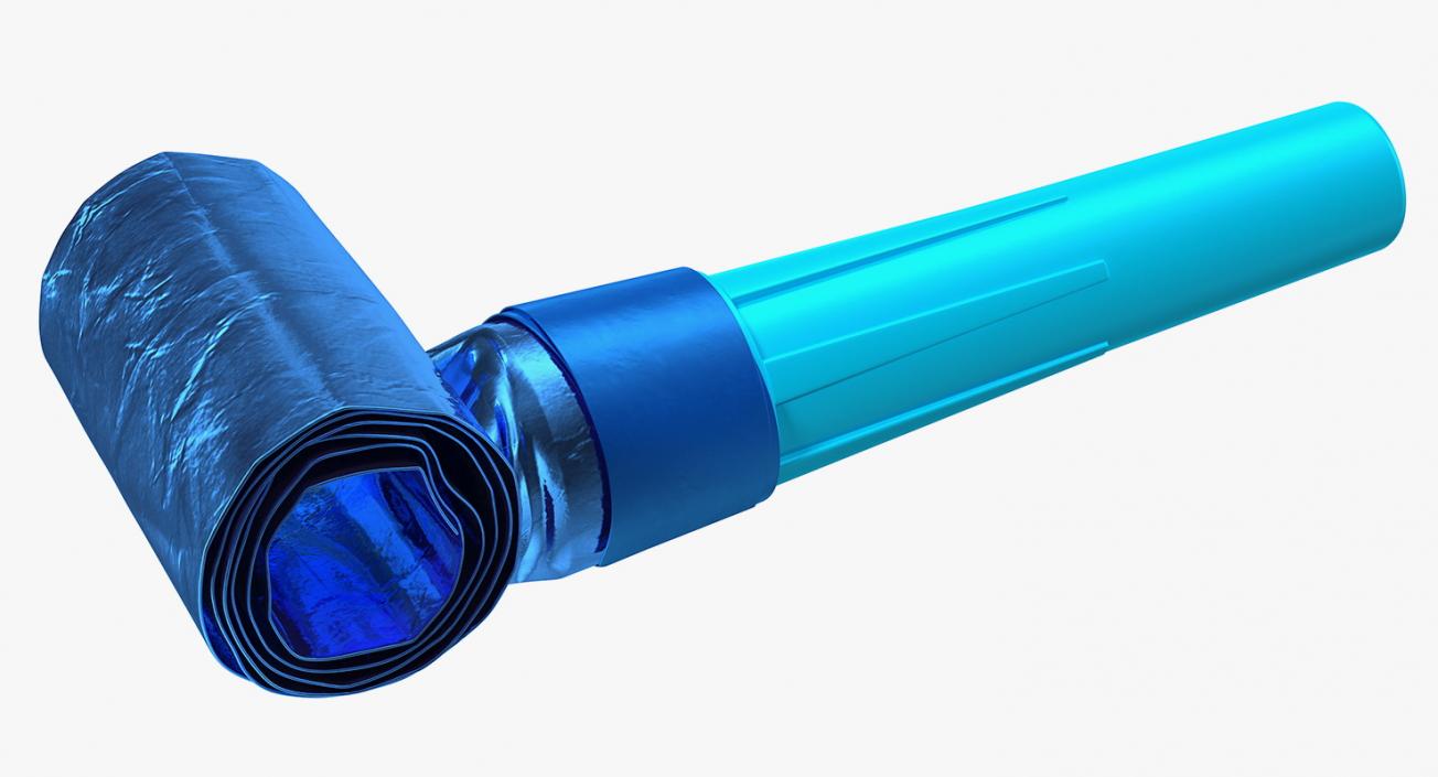 3D Blue Air Whistle