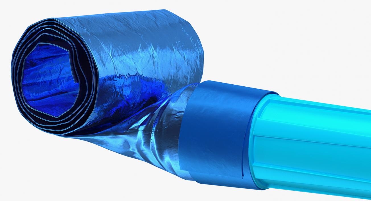 3D Blue Air Whistle