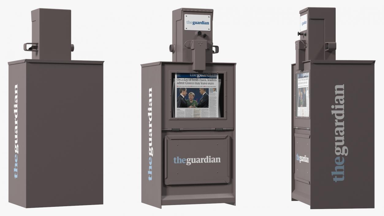 3D model Newspaper Vending Machine