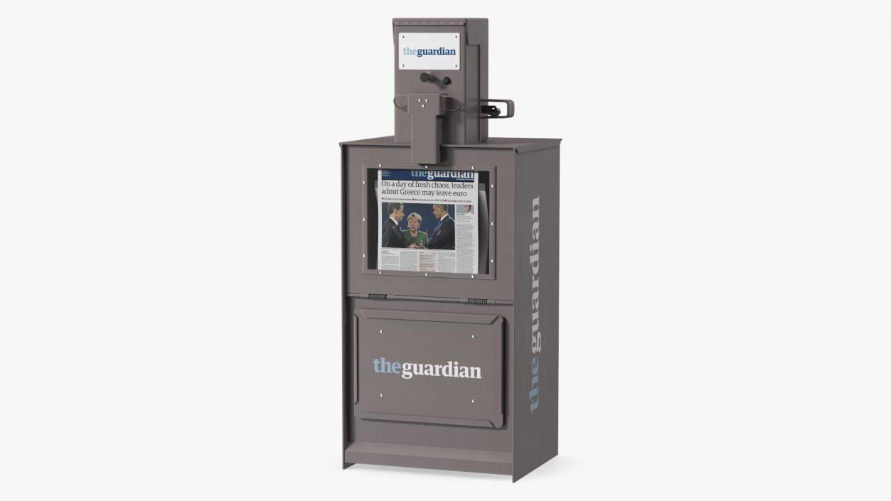 3D model Newspaper Vending Machine