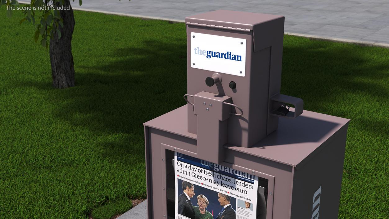 3D model Newspaper Vending Machine