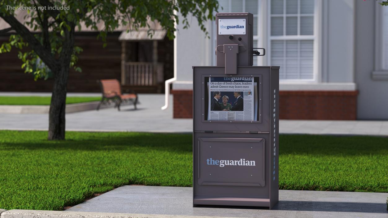 3D model Newspaper Vending Machine