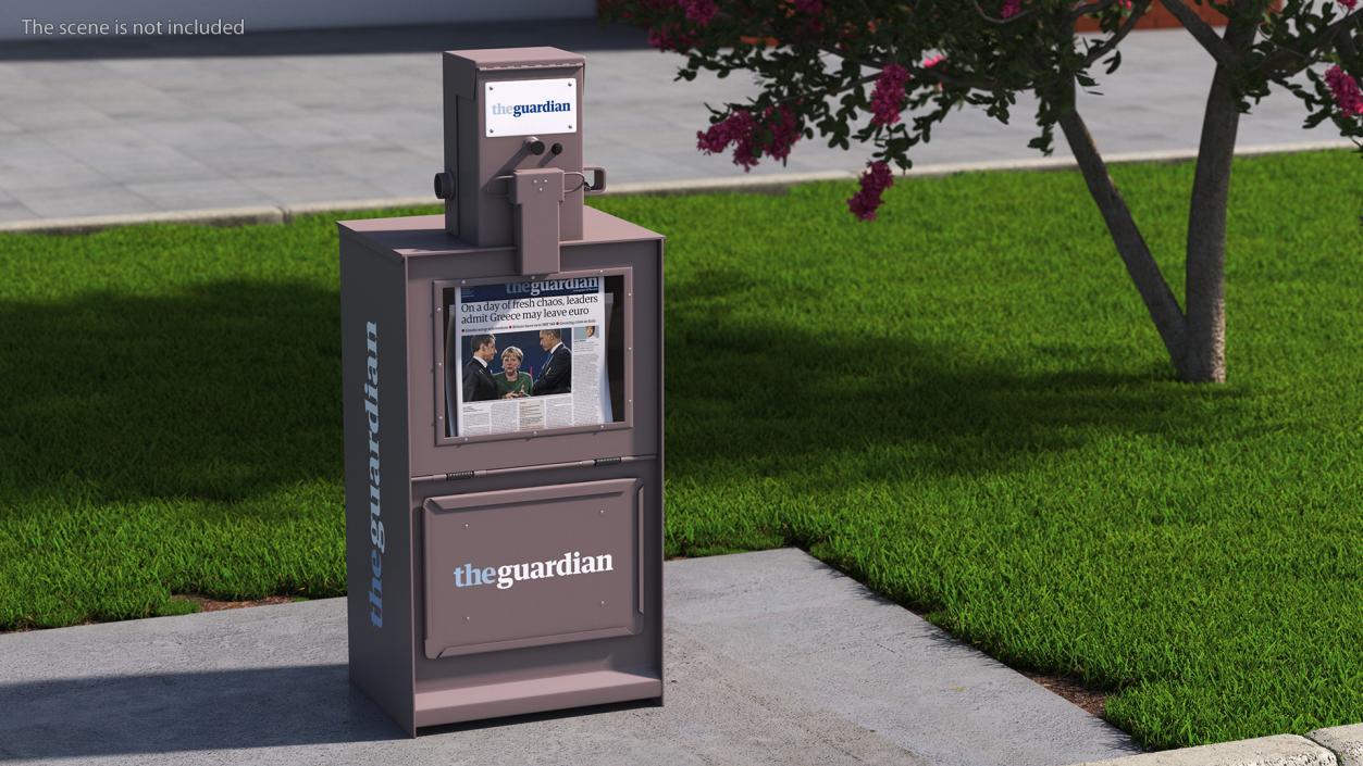 3D model Newspaper Vending Machine