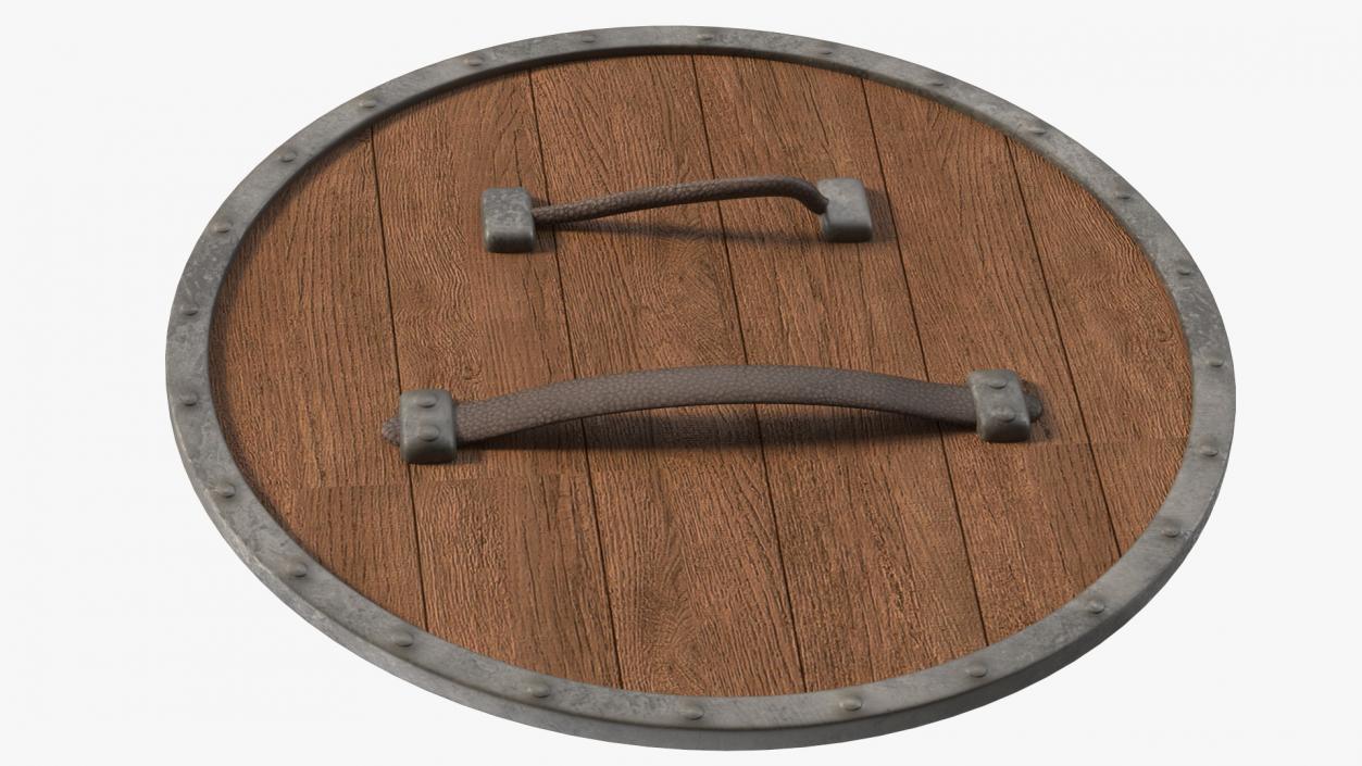 3D Viking Shields Set model