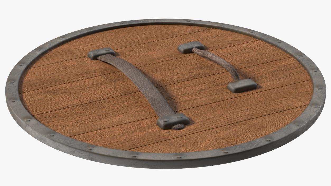 3D Viking Shields Set model