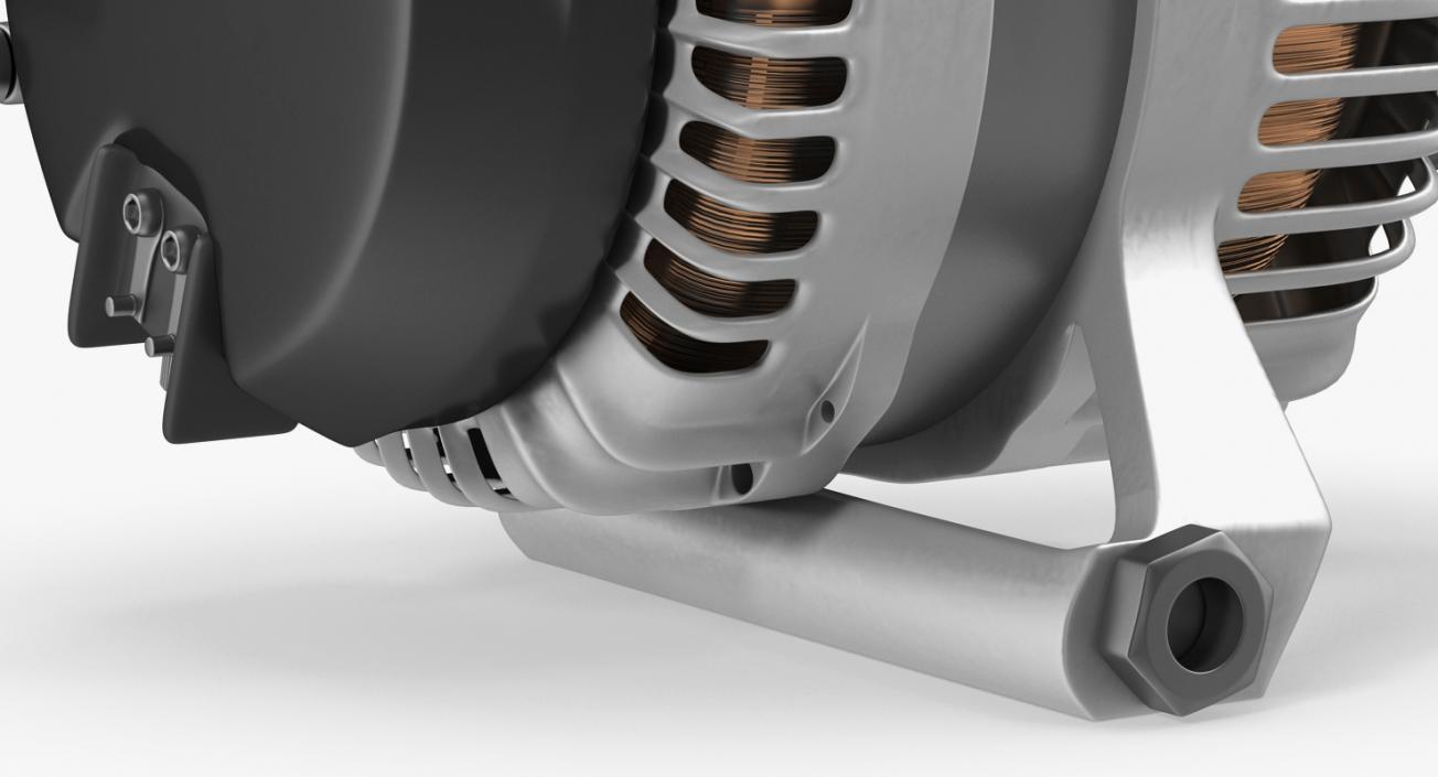 Car Alternator 3D model