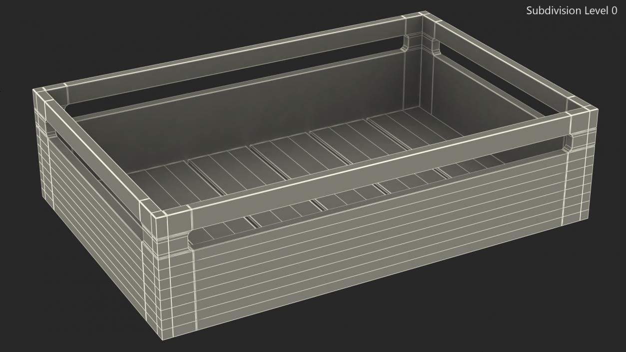 3D model Stacking Crate h12cm