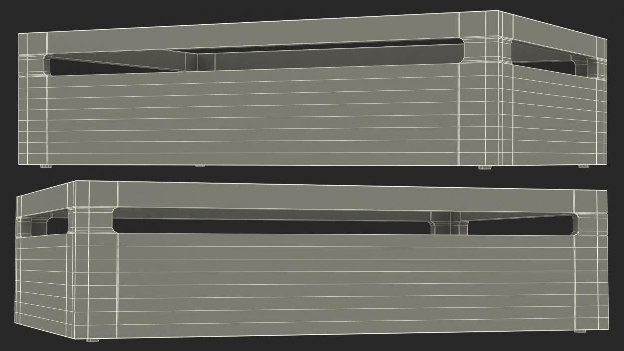 3D model Stacking Crate h12cm