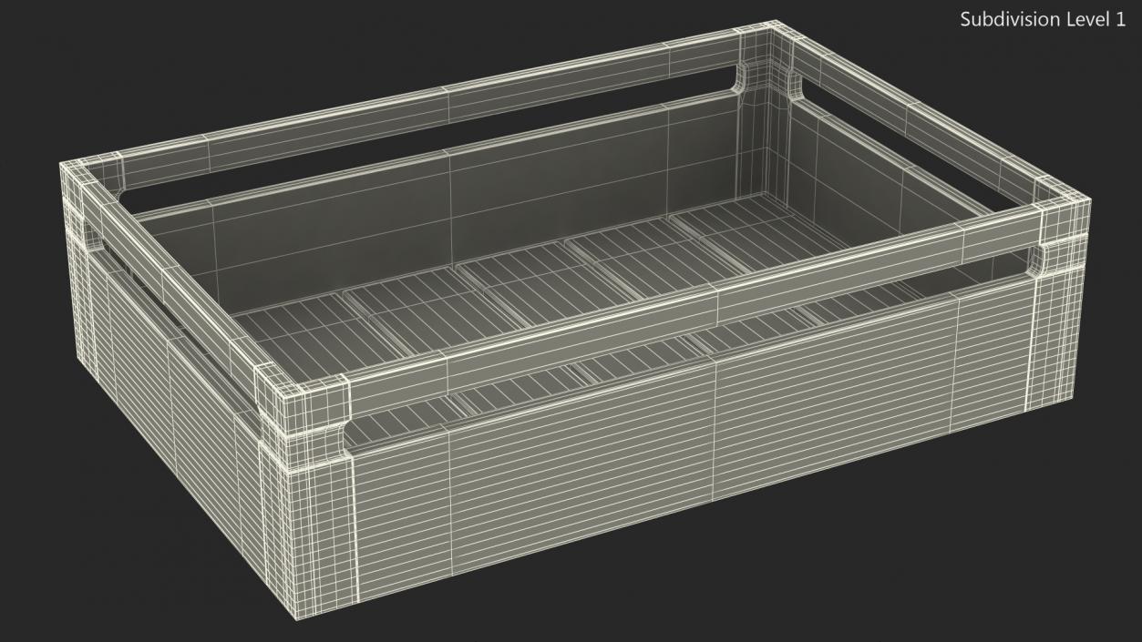 3D model Stacking Crate h12cm