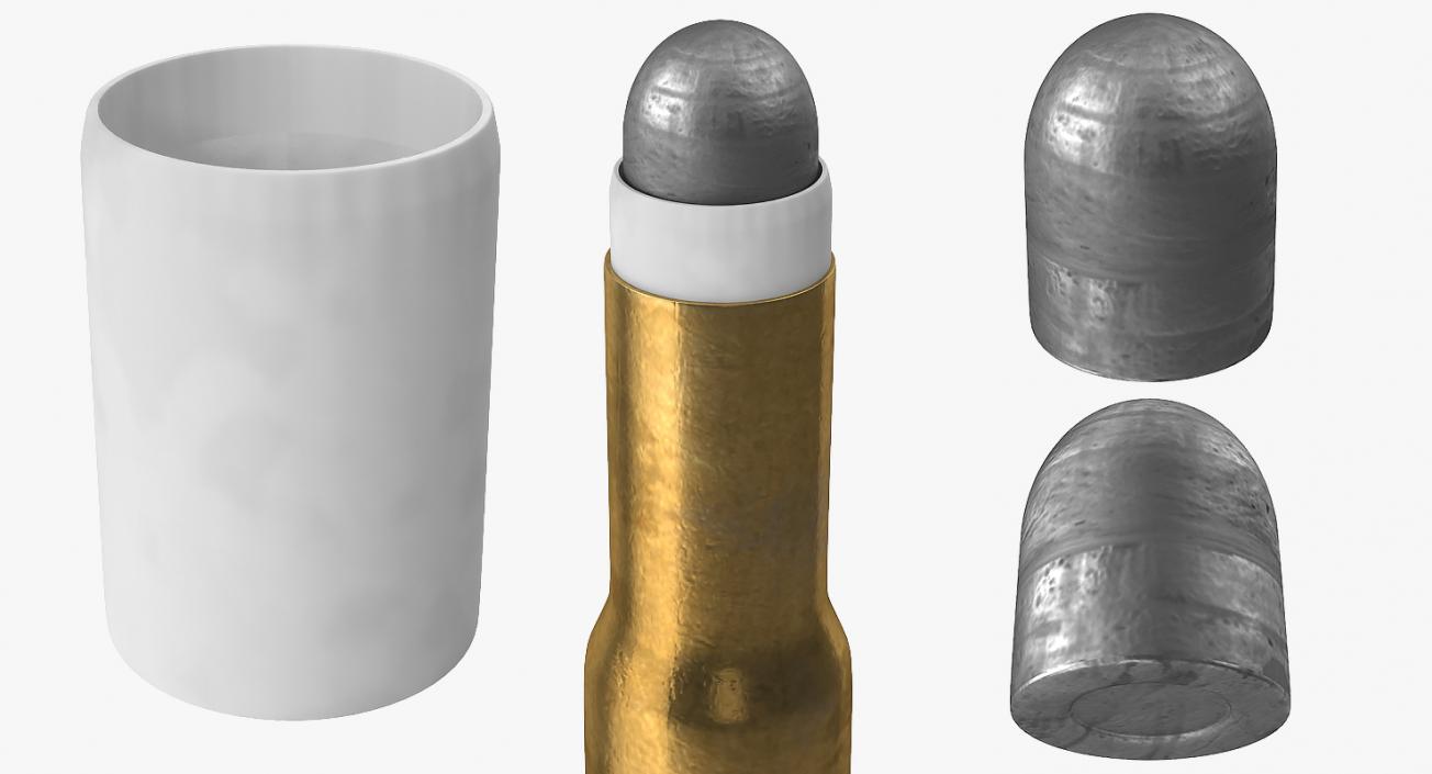 3D model Cartridge Case and Bullet