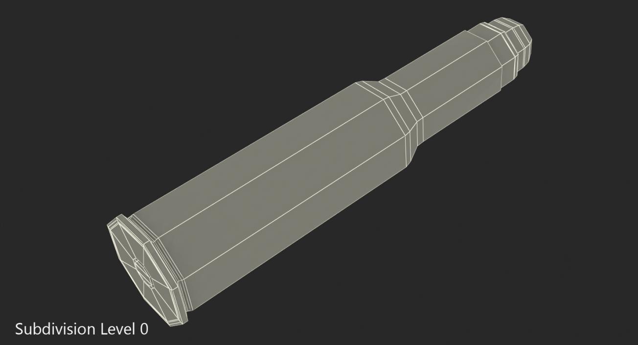 3D model Cartridge Case and Bullet