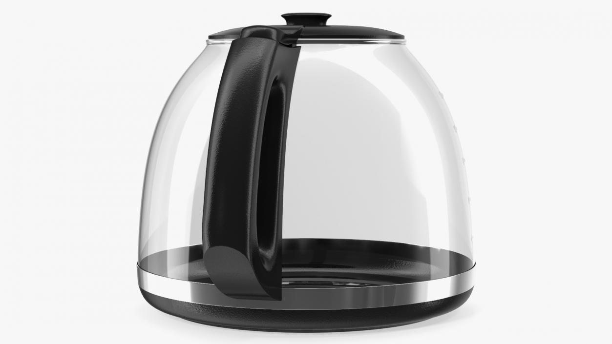 3D Glass Carafe with Lid