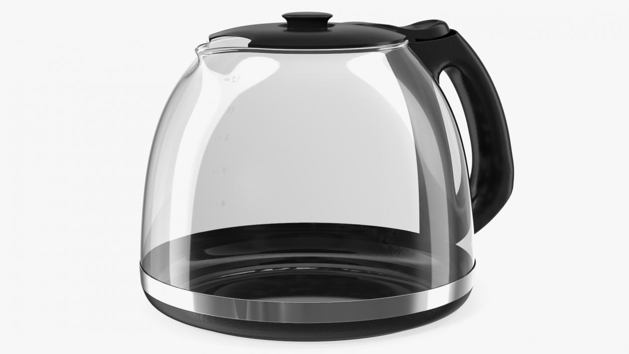 3D Glass Carafe with Lid