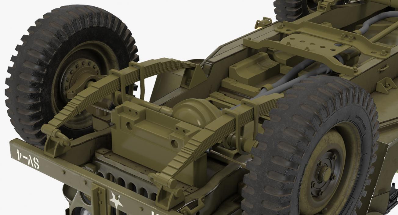 US Army Jeep Willys MB Ambulance 3D