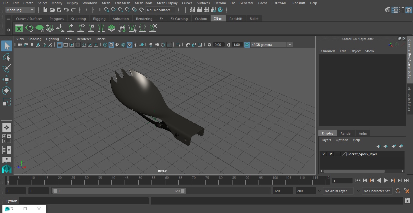 Pocket Spork 3D