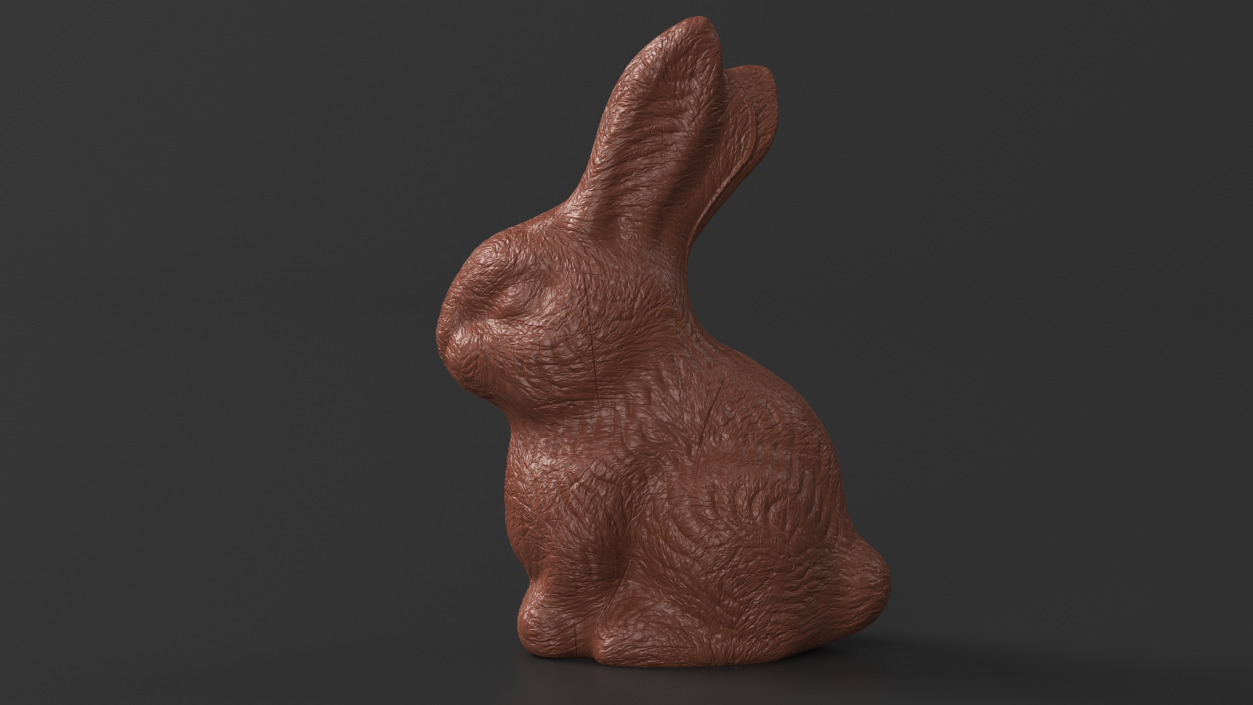 Chocolate Easter Bunny 3D