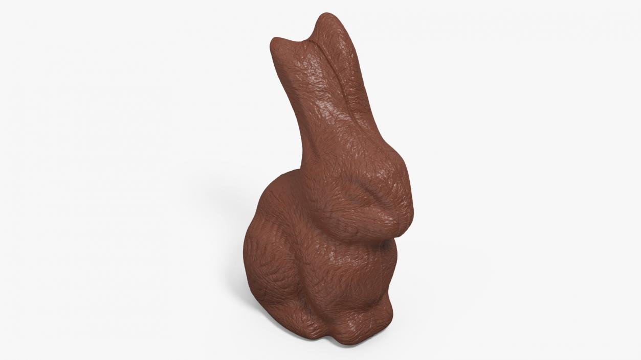 Chocolate Easter Bunny 3D