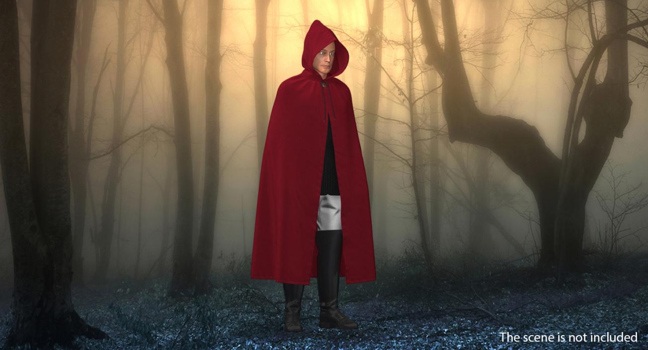 Medieval Cloak 3D model