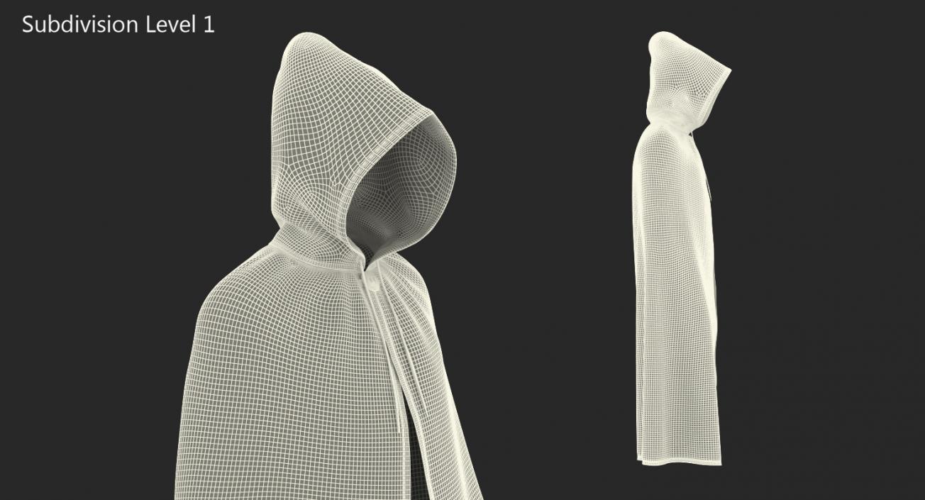 Medieval Cloak 3D model